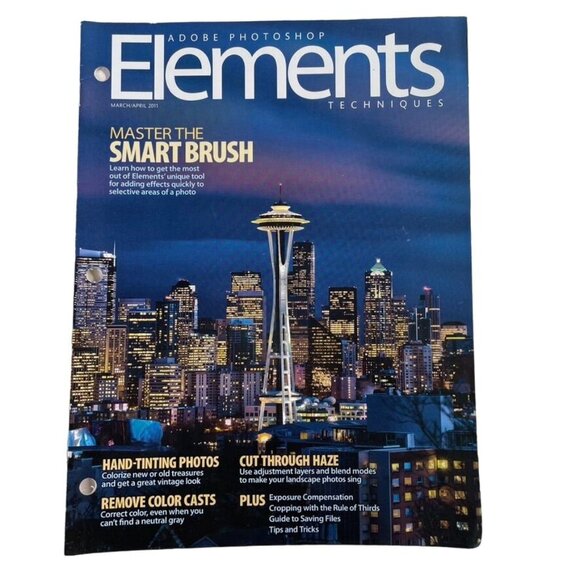 Adobe Photoshop Elements Techniques Magazine u Mar Apr 2011 Master Smart Brush - Picture 1 of 7